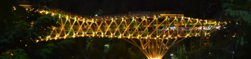 Tabiat Bridge in night